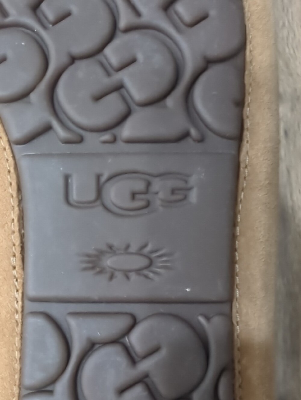 NEW UGG Women's 11 Chestnut Brown Suede Shearling Loafers - Picture 9 of 14